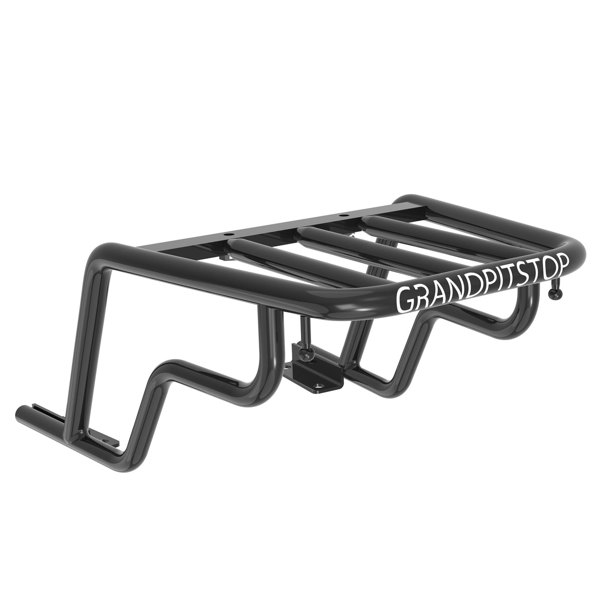 Extended Top Rack Without Plate for Royal Enfield Interceptor - Black