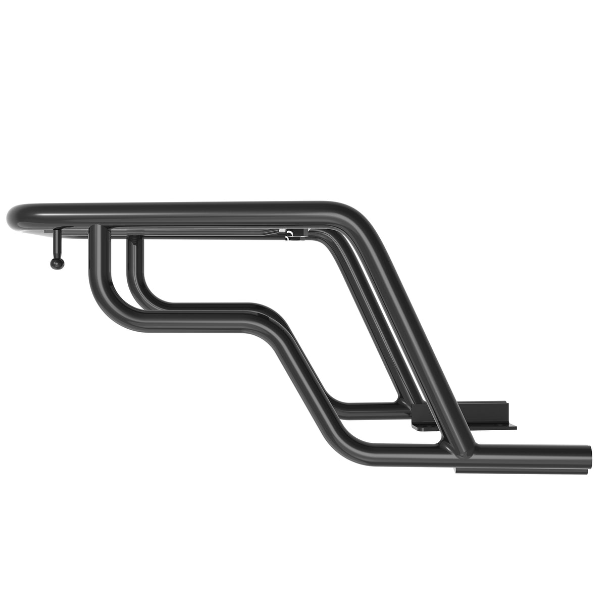 Extended Top Rack Without Plate for Royal Enfield Interceptor - Black