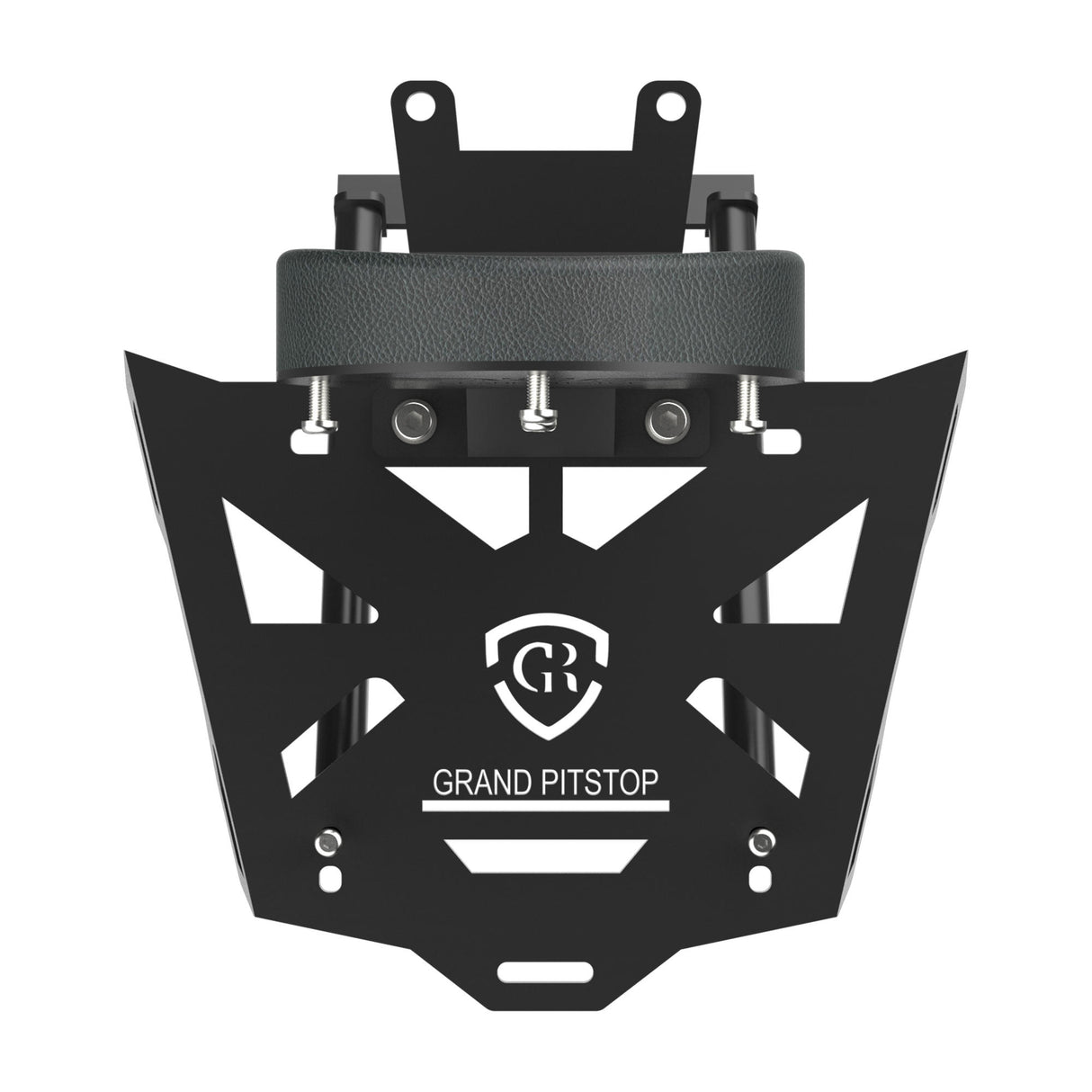 Extended Top Rack with Plate for TVS Apache 160/200 - Black