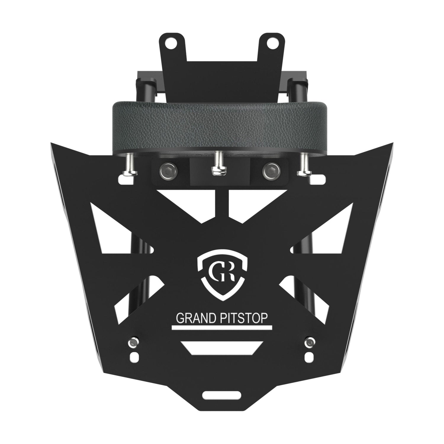 Extended Top Rack with Plate for TVS Apache 160/200 - Black