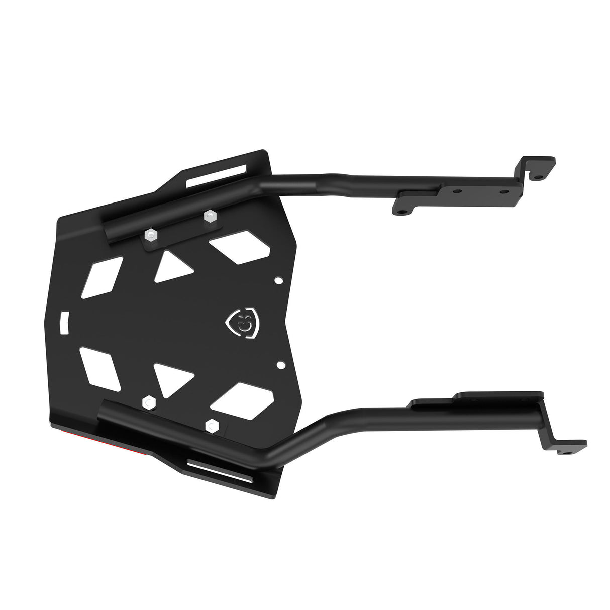 Aluminium Extended Top Rack with Plate for KTM DUKE 390/250 Gen 3 - Black