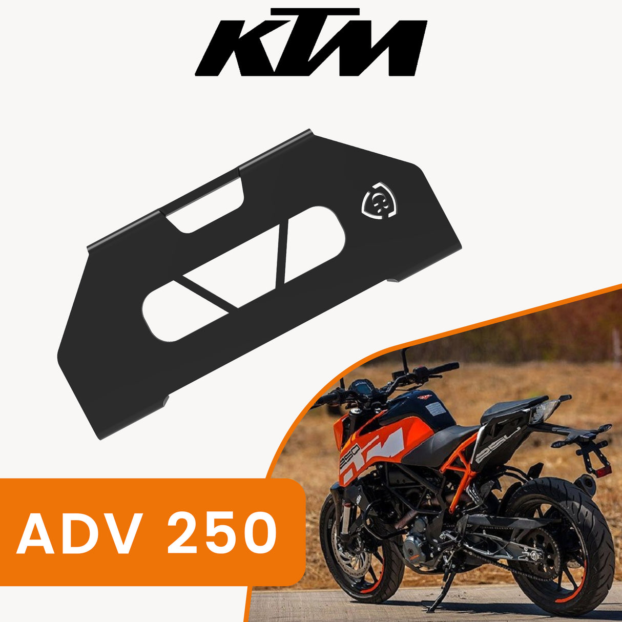 Front Brake Caliper Cover for KTM 250 Adventure - Black