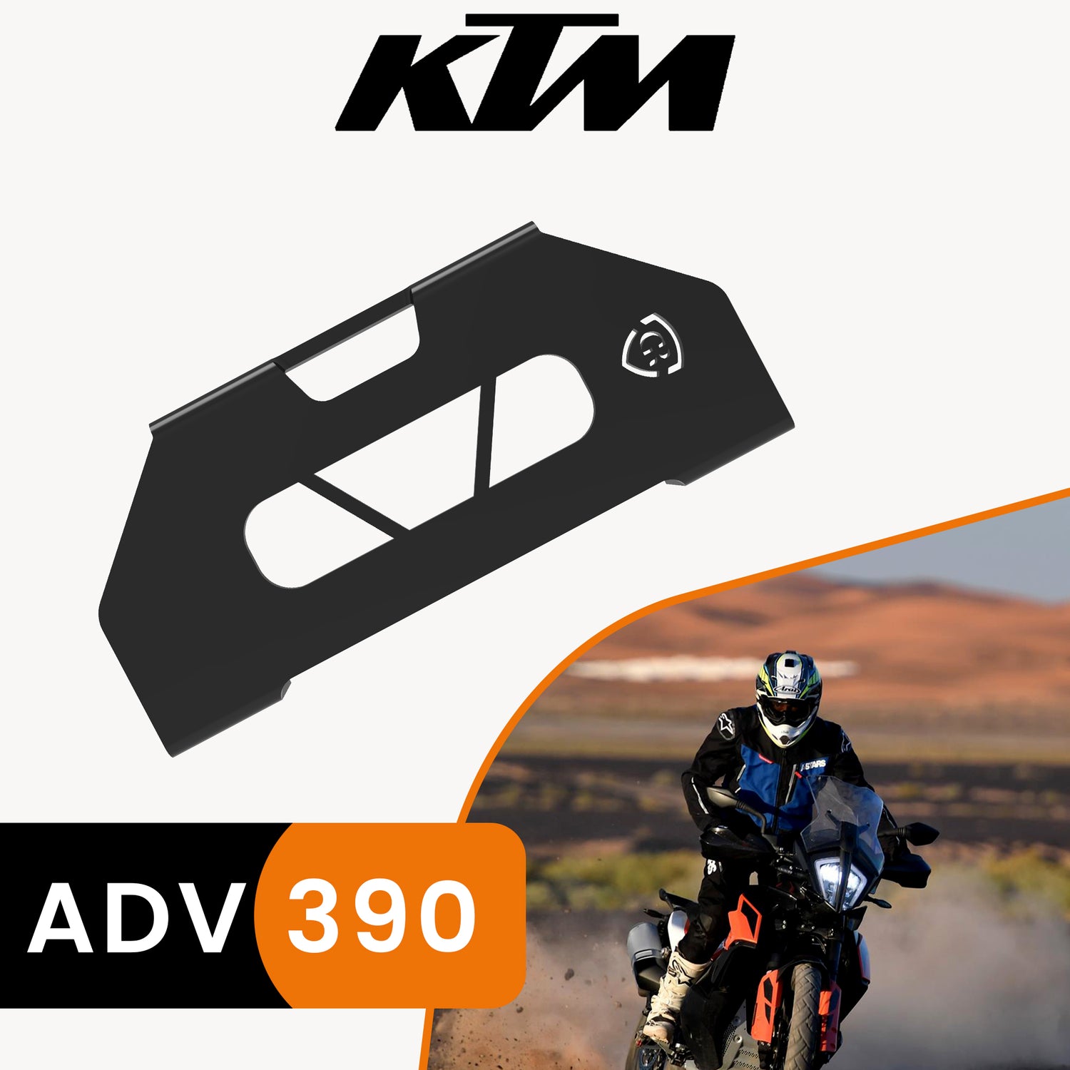 Front Brake Caliper Cover for KTM 390 Adventure - Black
