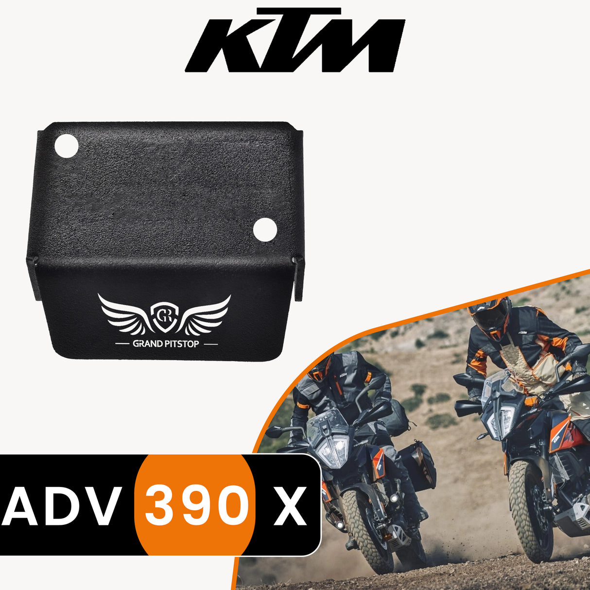 Front Fluid Reservoir Cap for KTM 390 Adventure X - Black