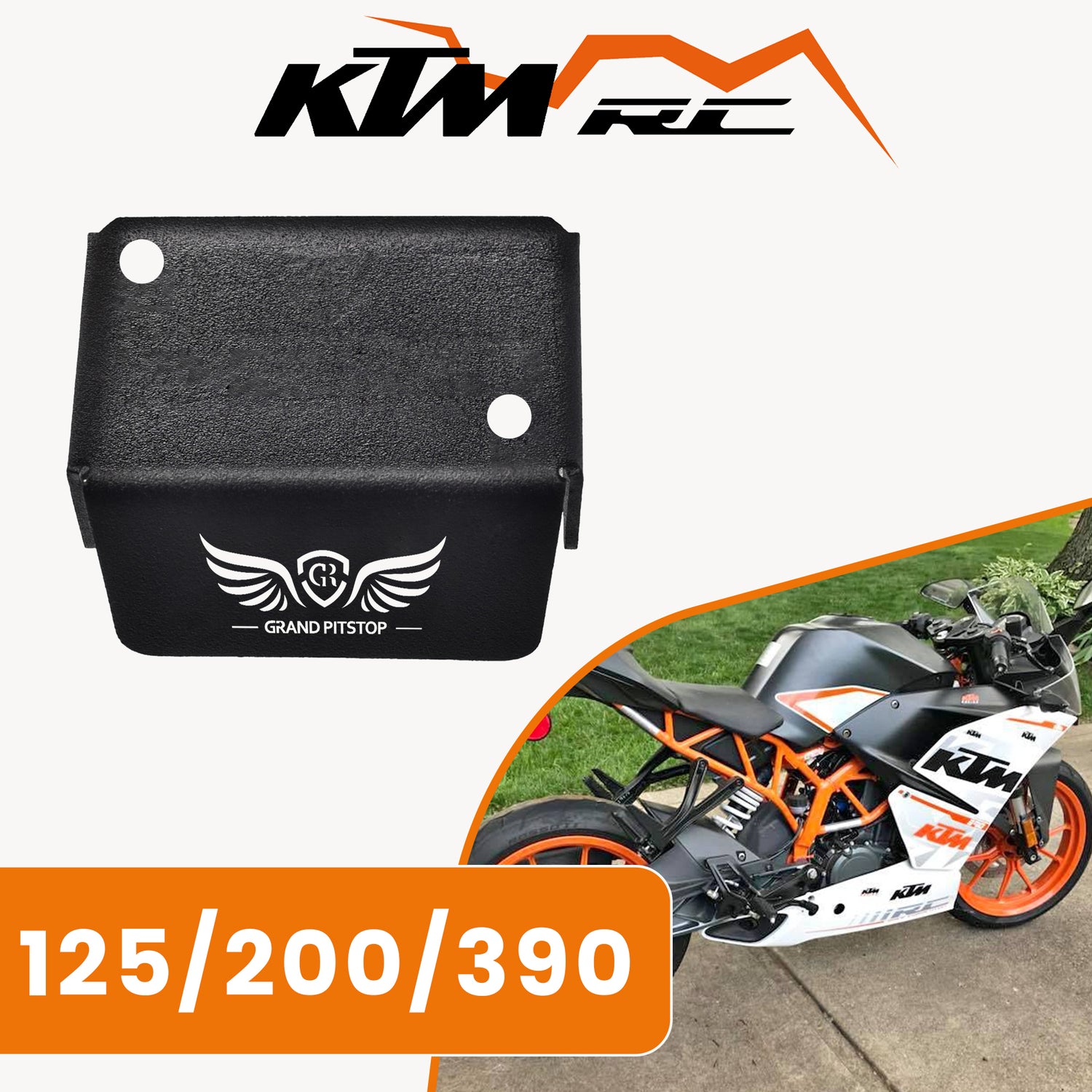 Front Fluid Reservoir Cap for KTM RC - Black
