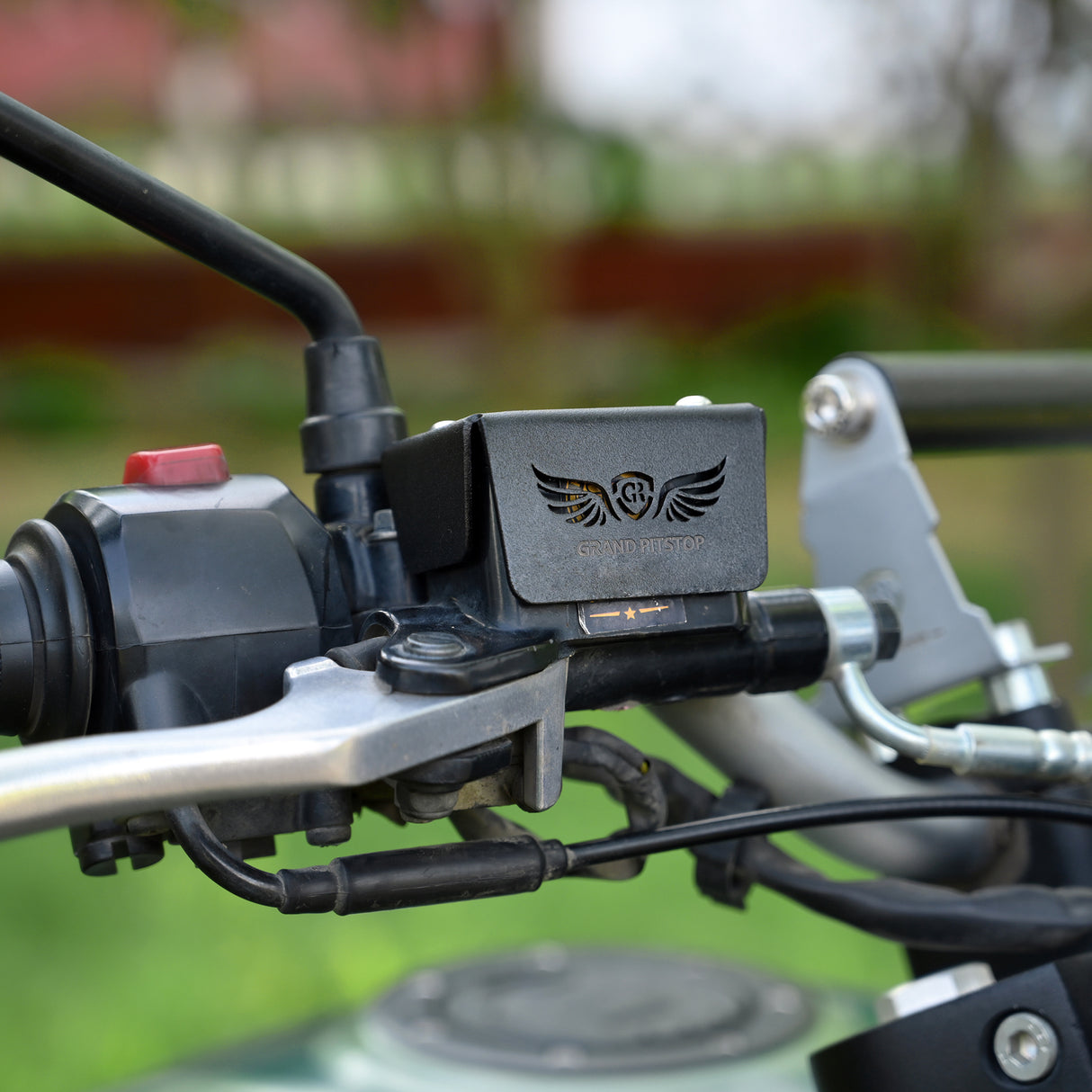 Front Fluid Reservoir Cap for Royal Enfield Scram 411 - Black