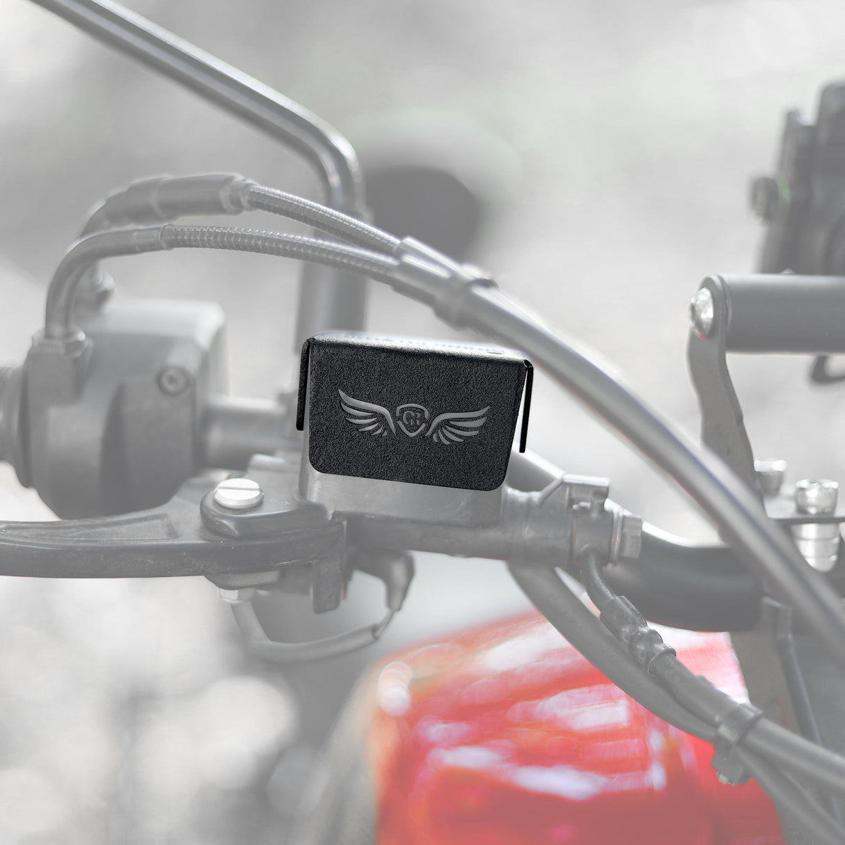 Front Fluid Reservoir Cap for Harley Davidson 440 X - Black