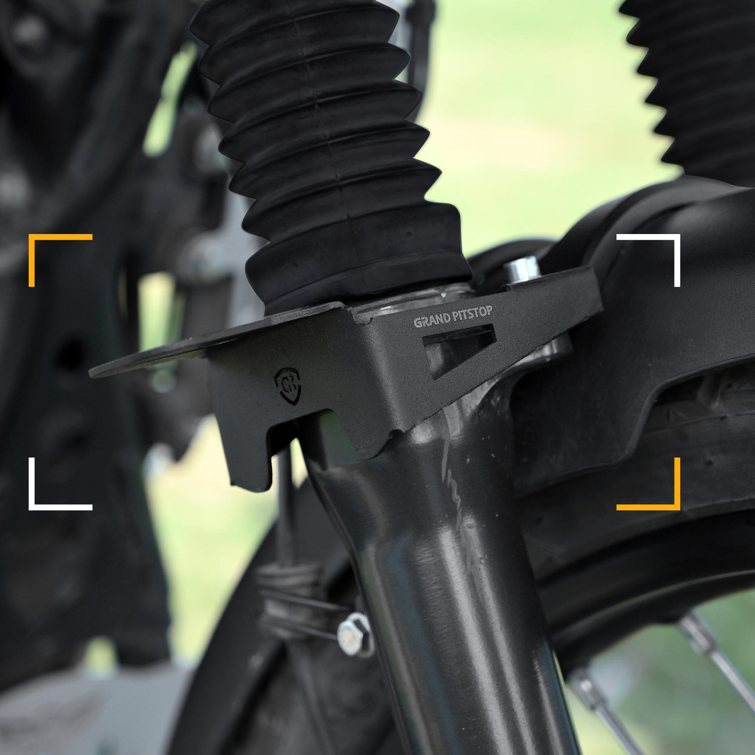 Fog Light Mount for Royal Enfield Interceptor - Black