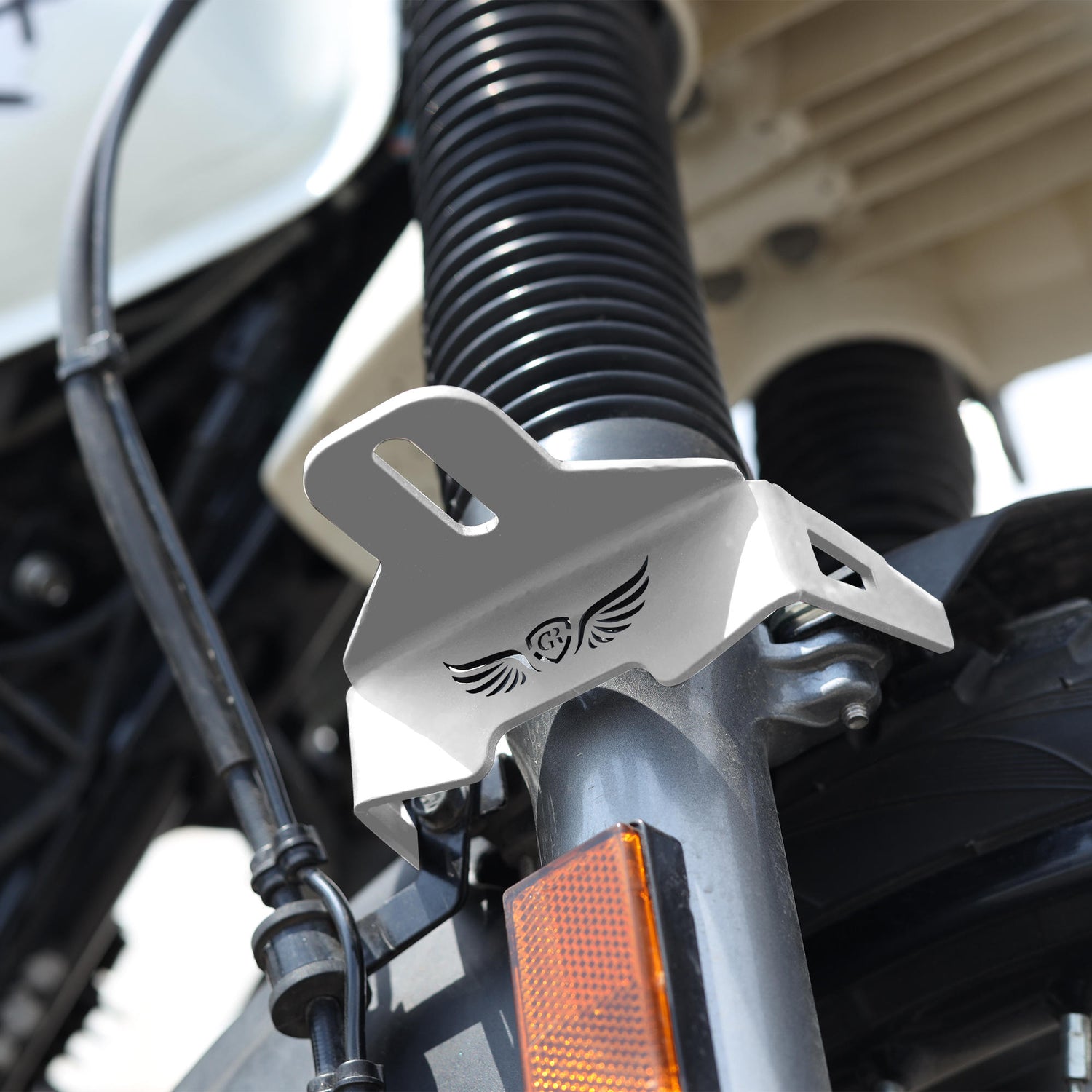 Fog Light Mount for Hero Xpulse 200 and Xpulse 400 - Silver