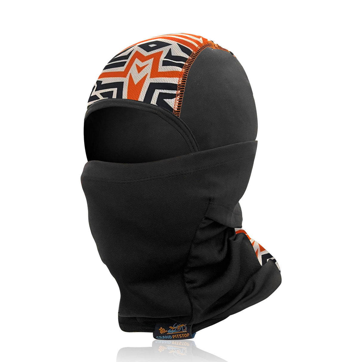 Face Mask for Bike, Ski, Cycling, Running, Hiking - Black & Orange