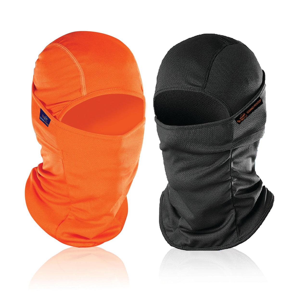 Face Mask Black + Face Mask Orange