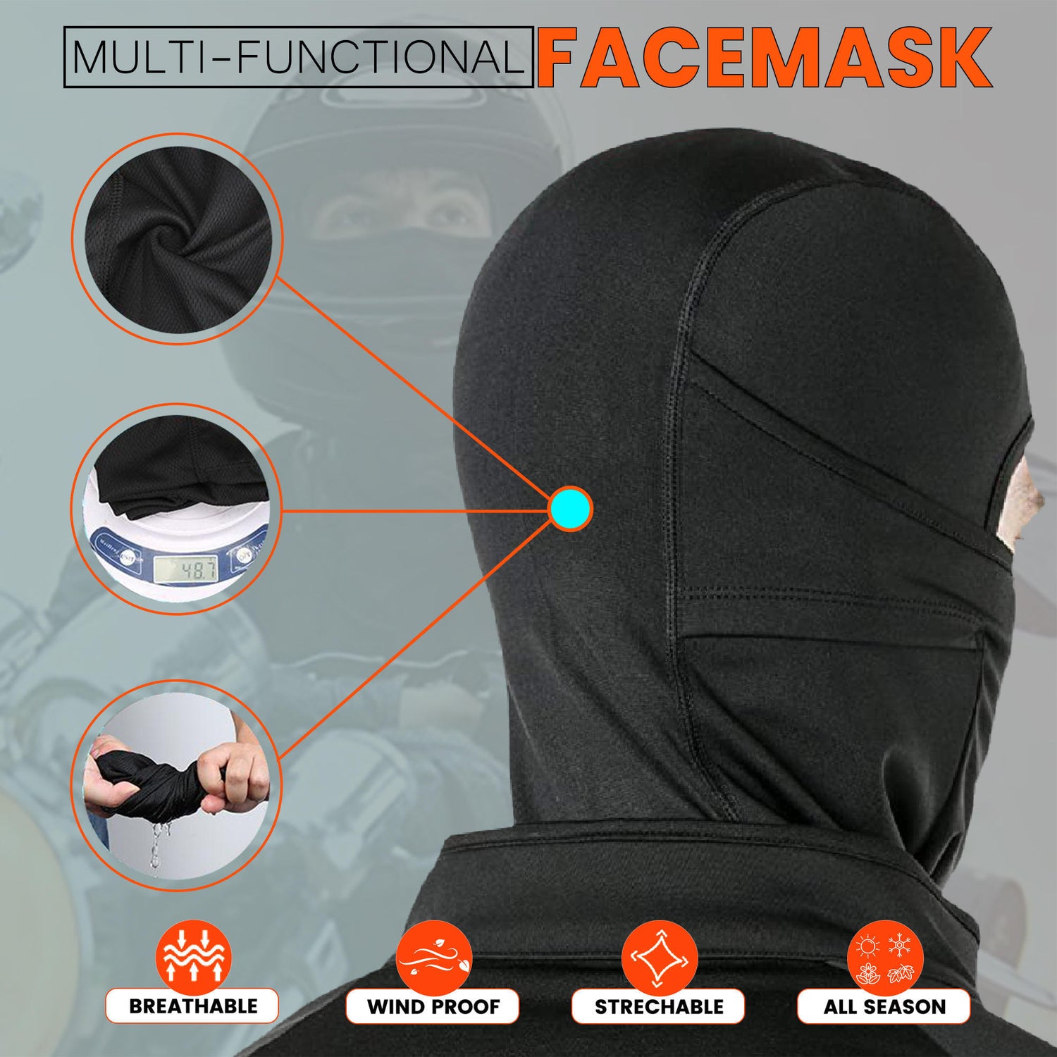 Face Mask (Pack of 2) - Black