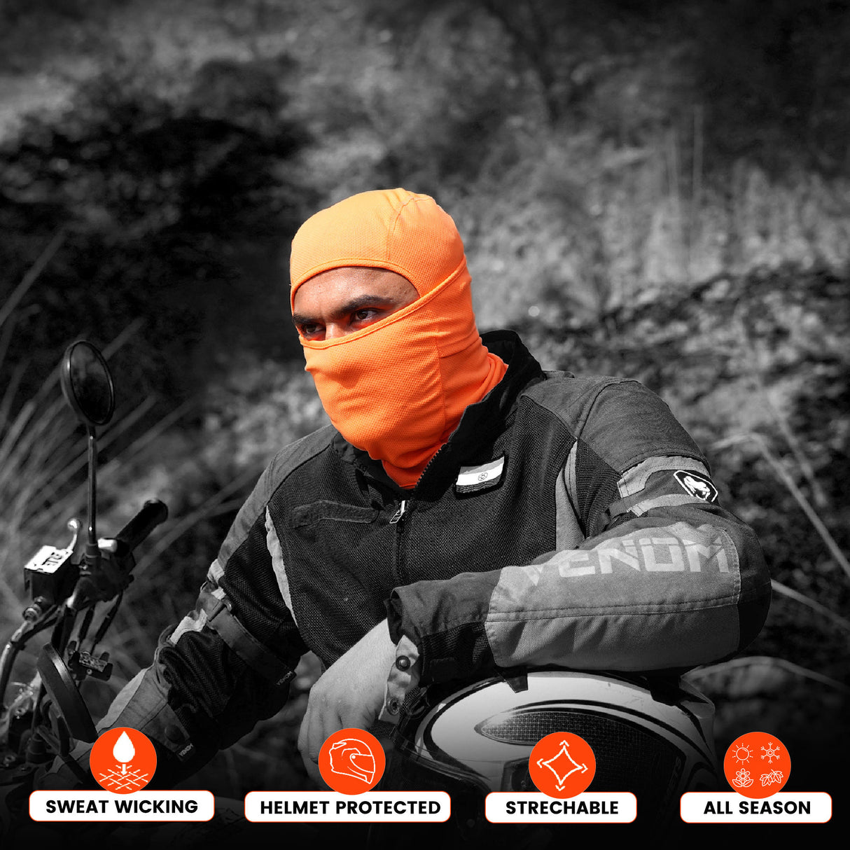 Face Mask (Pack of 2) - Orange