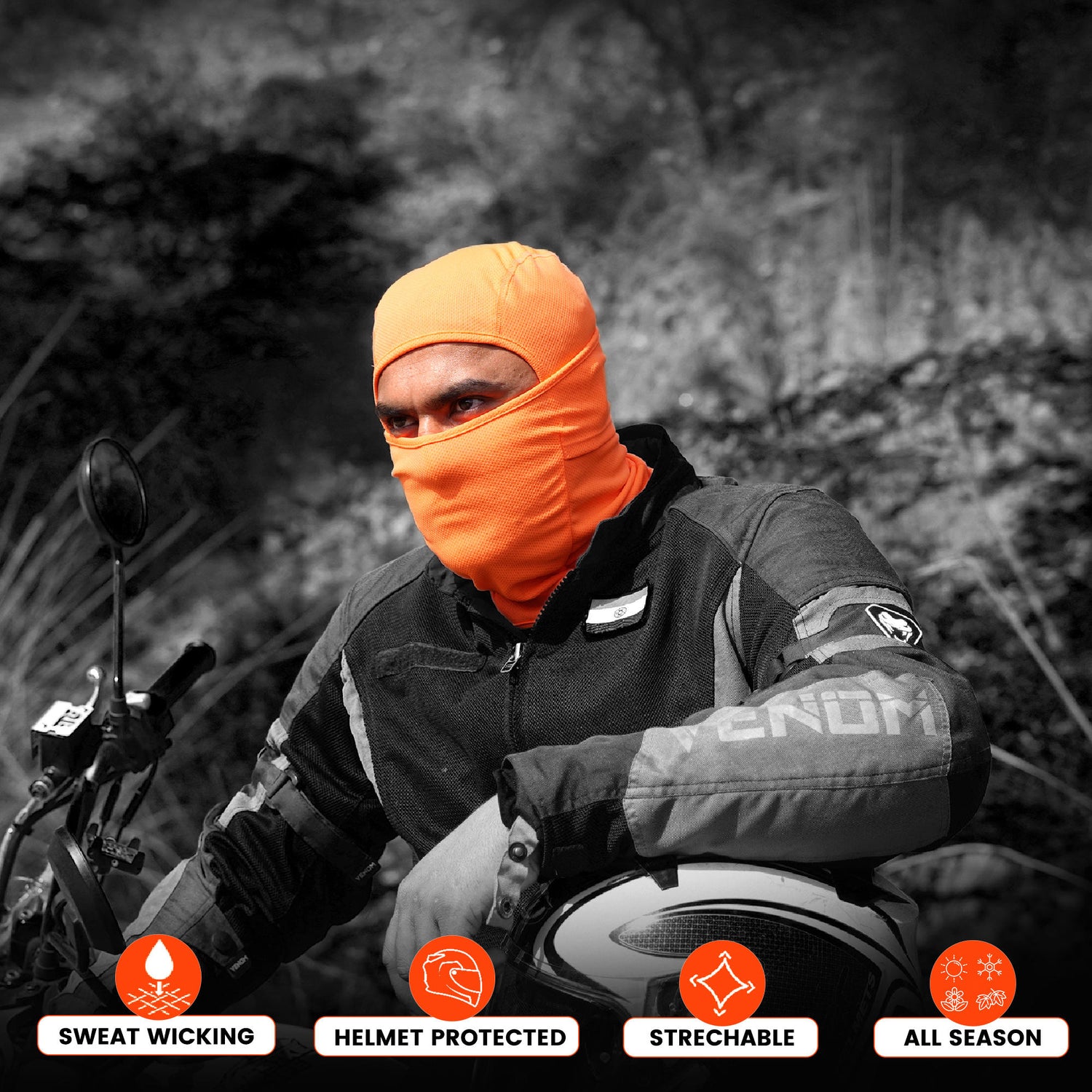 Face Mask (Pack of 2) - Orange