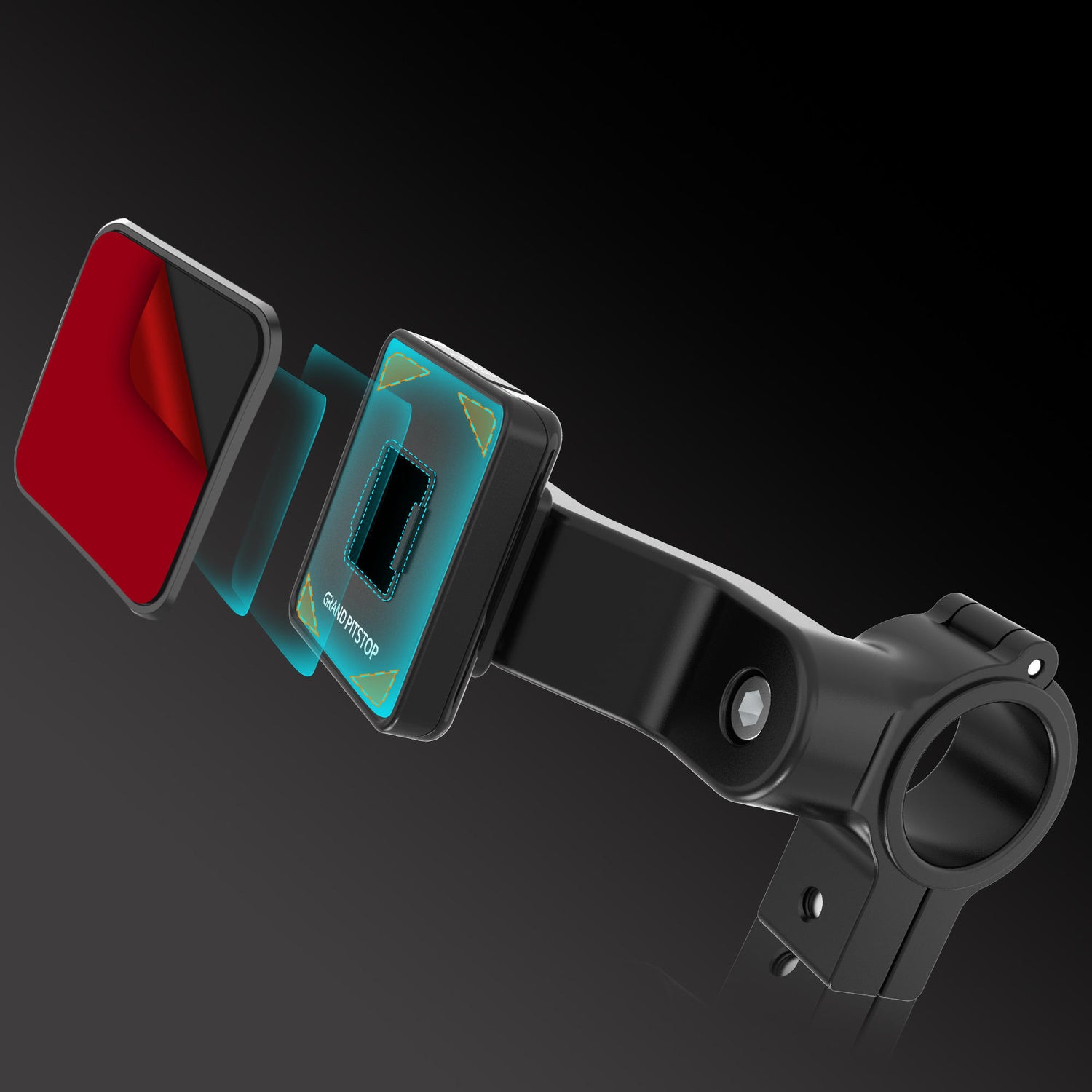 Quick Lock GEN-1 with in-built MAGNETIC LOCK Technology Mobile Holder For Bike Handlebar