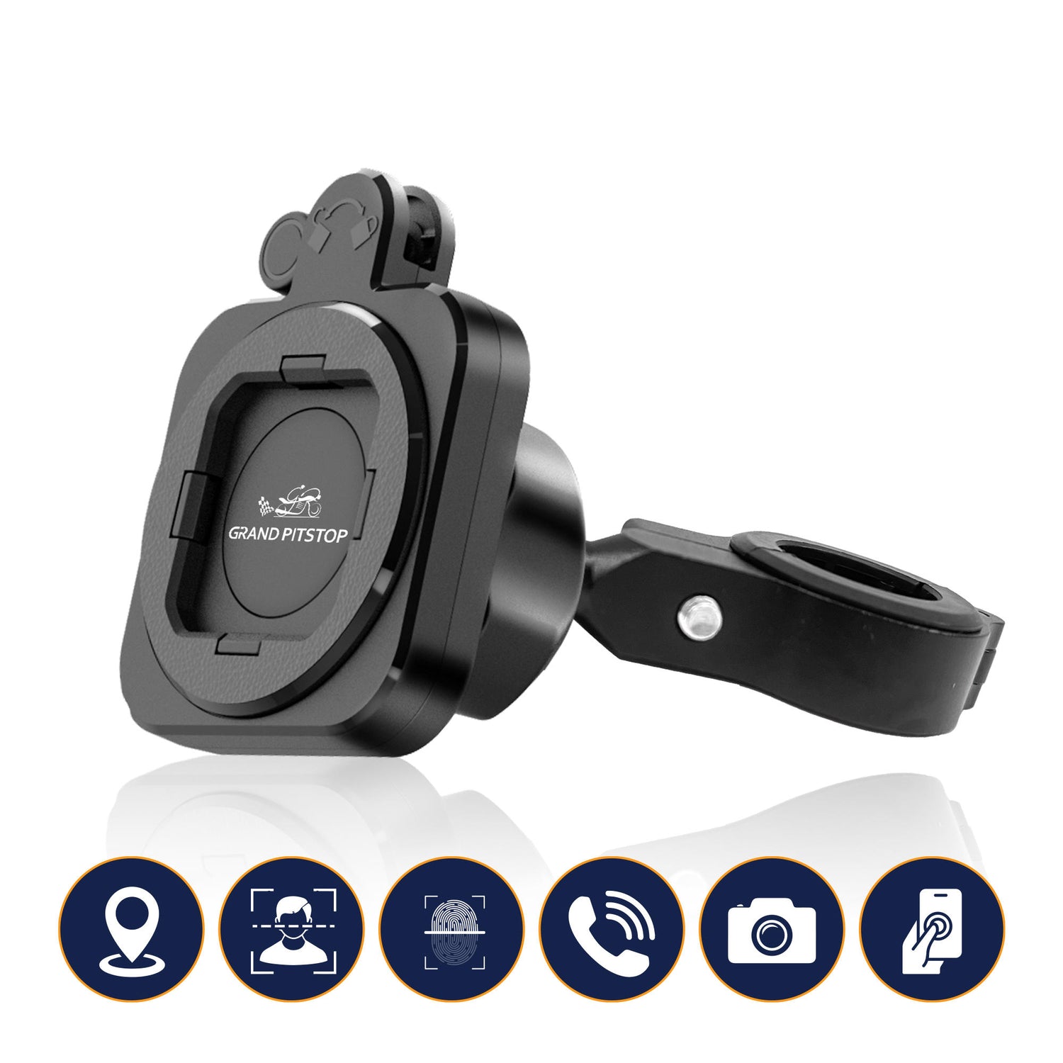 Quick Lock GEN-2 with in-built Ultra Mag-LOCK Technology Mobile Holder For Bike Handlebar