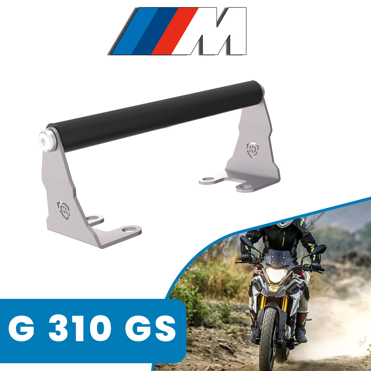 GPS Mount for BMW G 310 GS - Silver