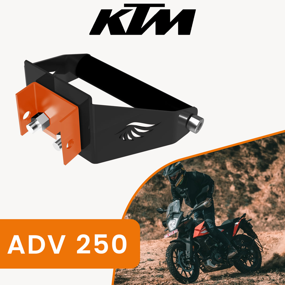 GPS Mount for KTM 250 Adventure - Black