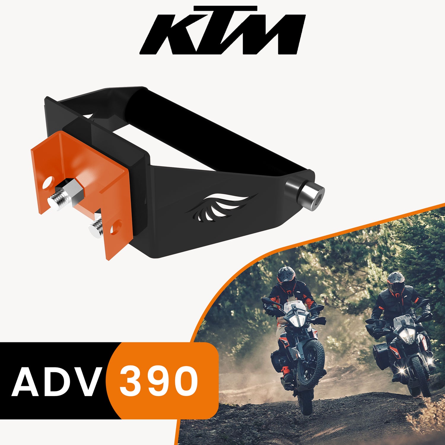 GPS Mount for KTM 390 Adventure - Black