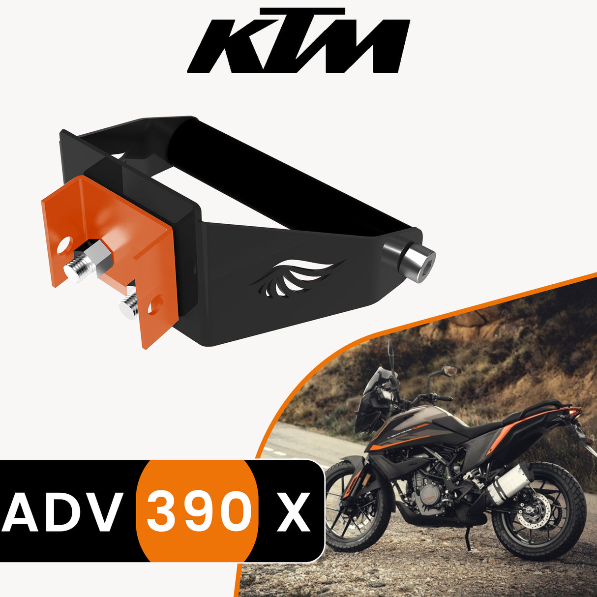 GPS Mount for KTM 390 Adventure X - Black