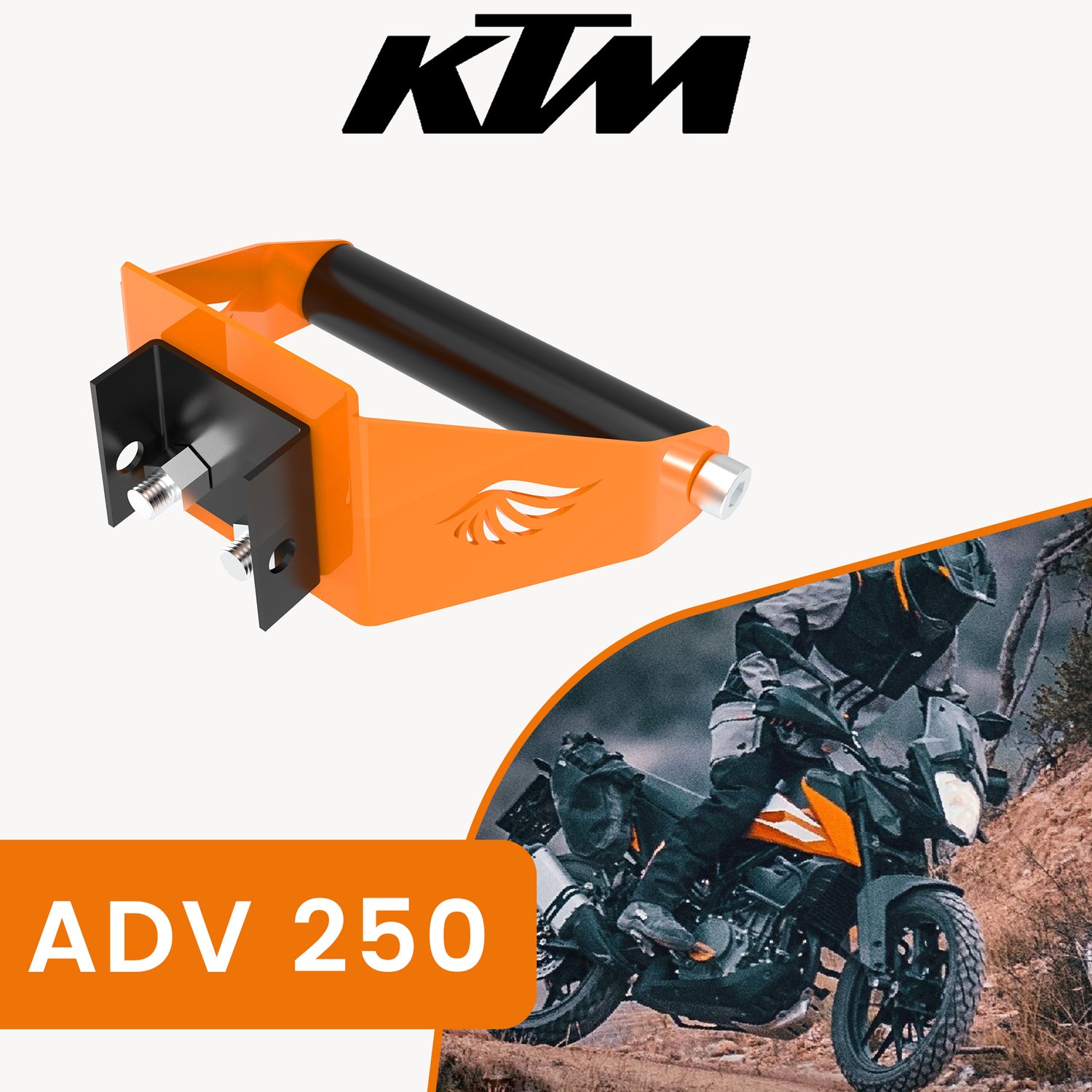 GPS Mount for KTM 250 Adventure - Orange