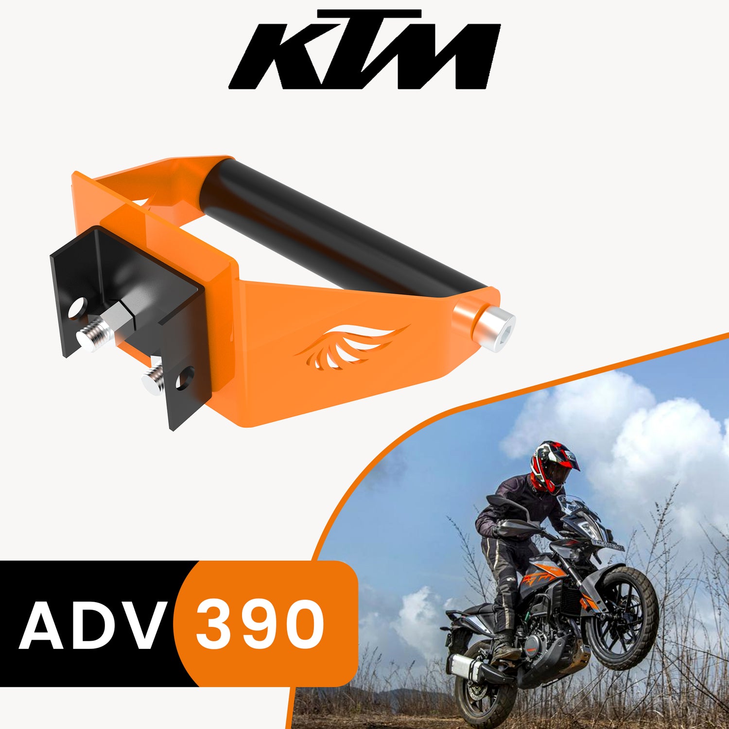 GPS Mount for KTM 390 Adventure - Orange