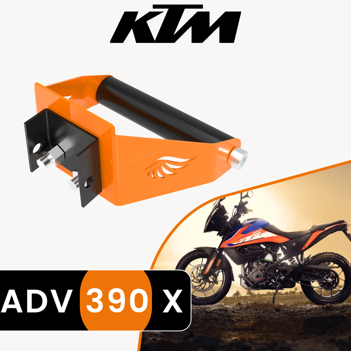 GPS Mount for KTM 390 Adventure X - Orange