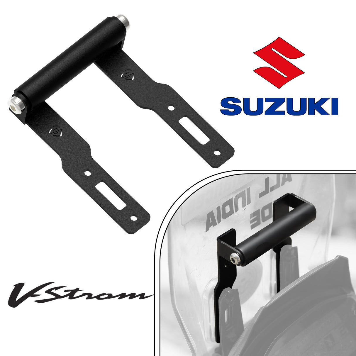 GPS Mount for Suzuki V-Strom - Black