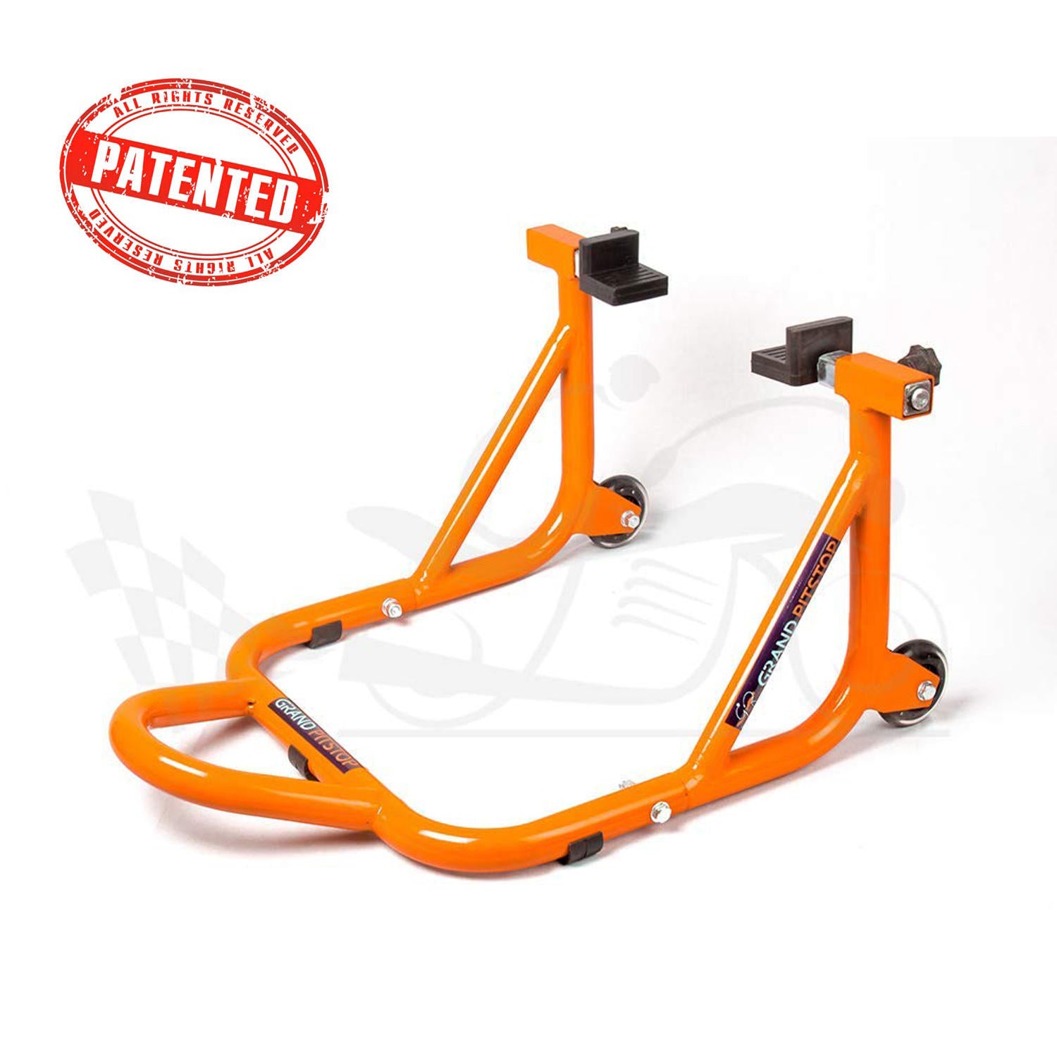 Combo of GR Chain Lube-500ml & Dismantlable Paddock Stand-Orange