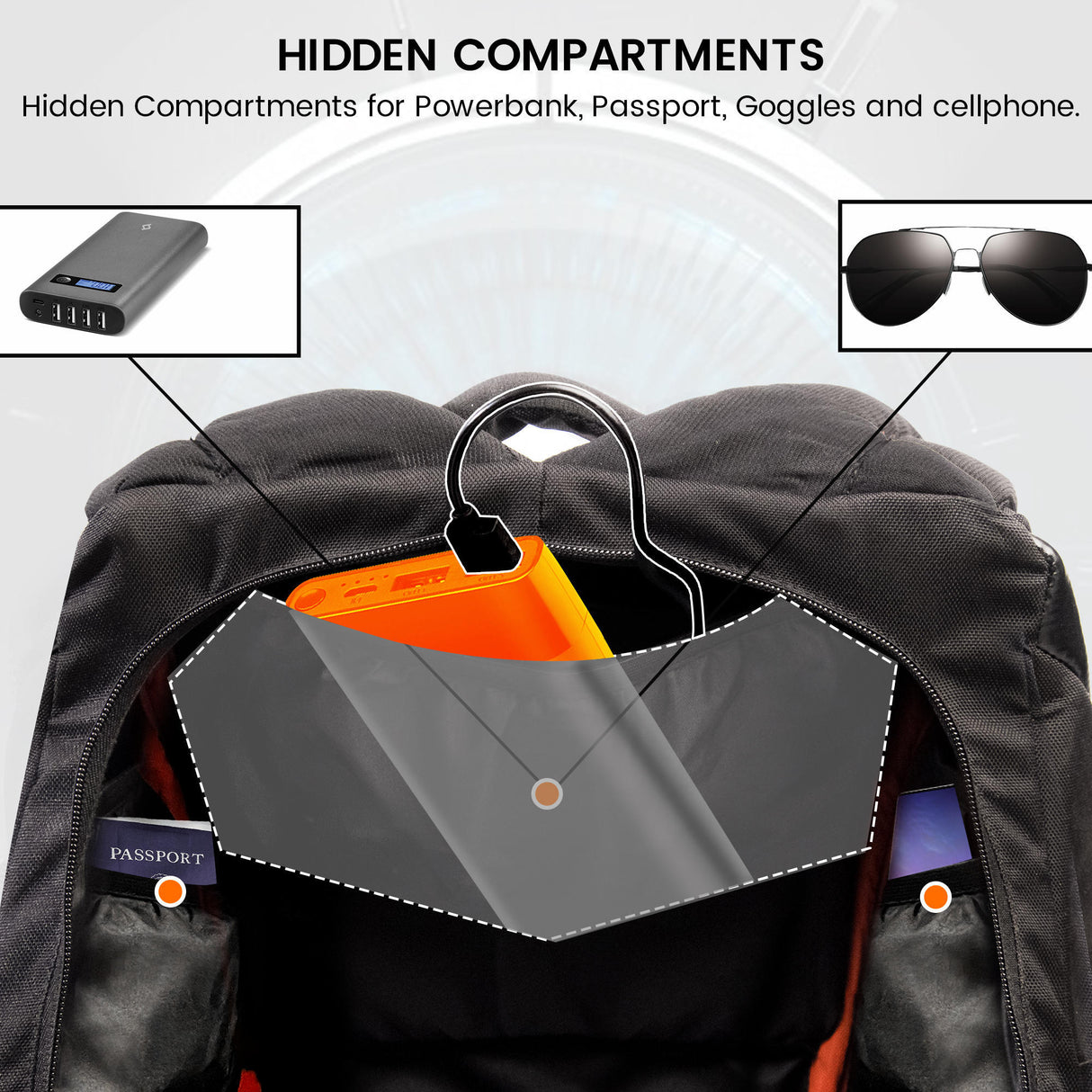 Night Wing Anti Theft Mark-1 25l Backpack