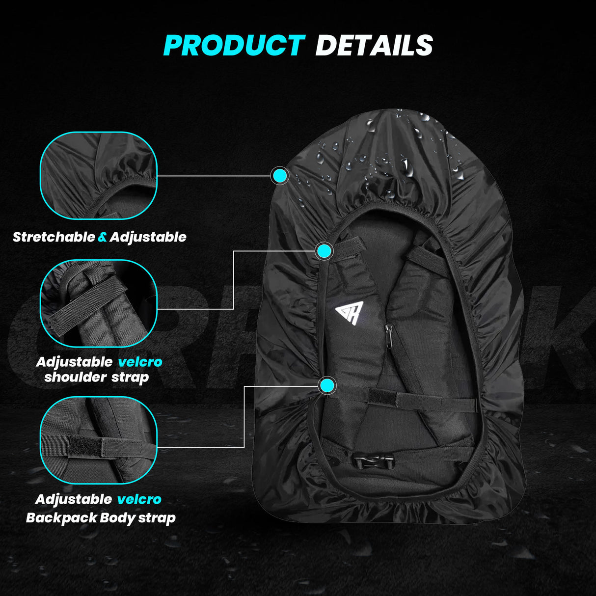Rain Cover For GRPack Backpack