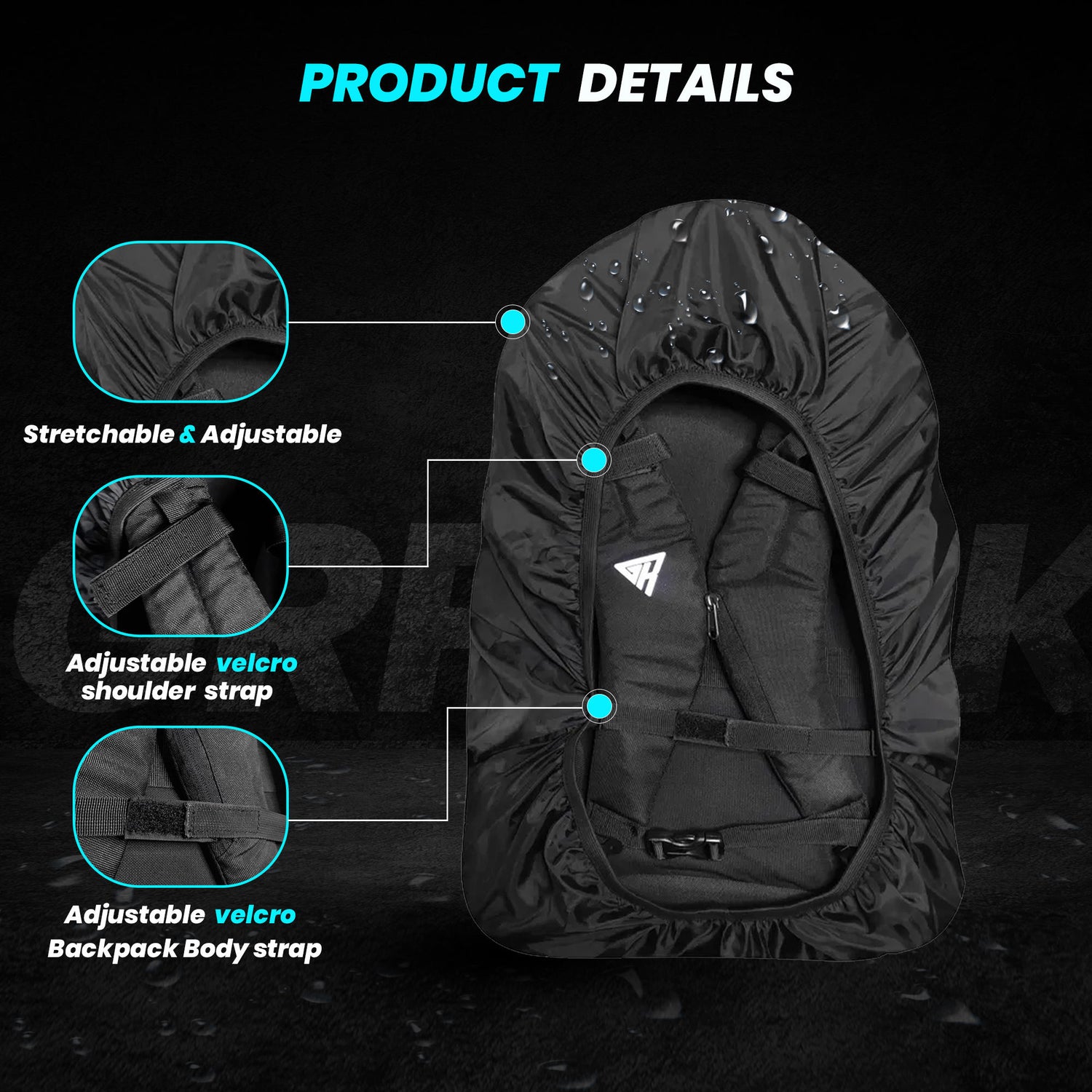 Rain Cover For GRPack Backpack