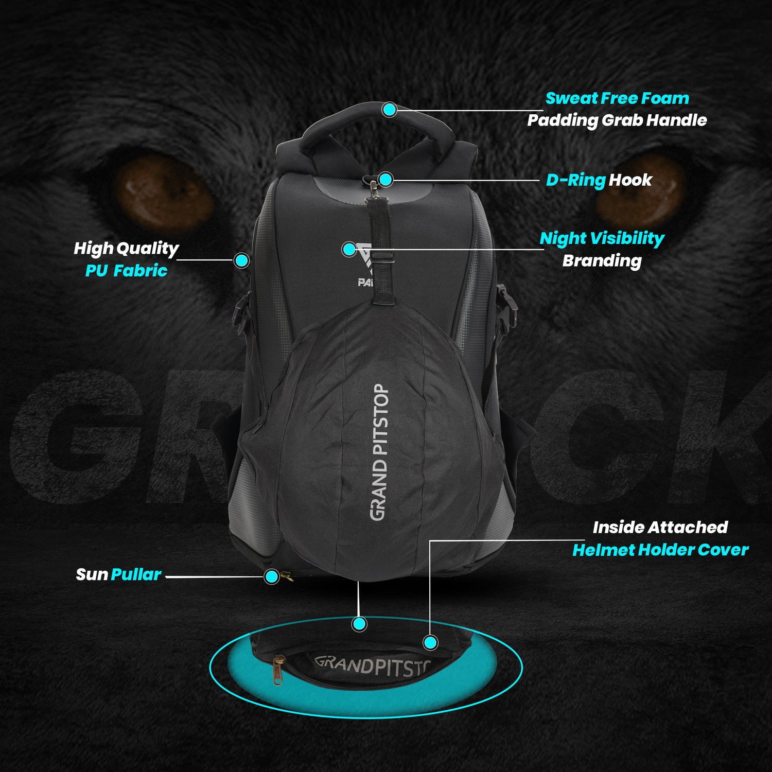 GR Pack Anti Theft 25l Backpack - Matte Black