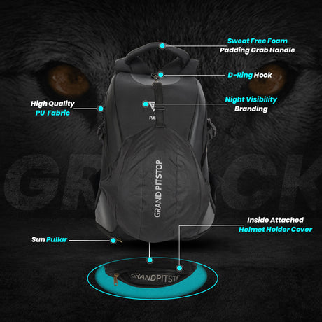 GR Pack Anti Theft 25l Backpack - Matte Black