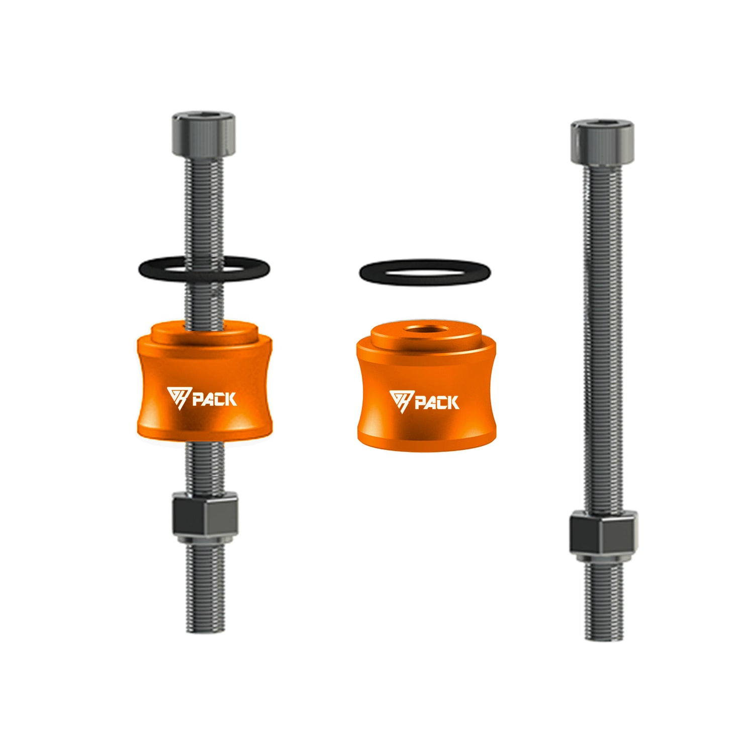 Handlebar Risers for KTM Duke 125/200/250/390 - Orange