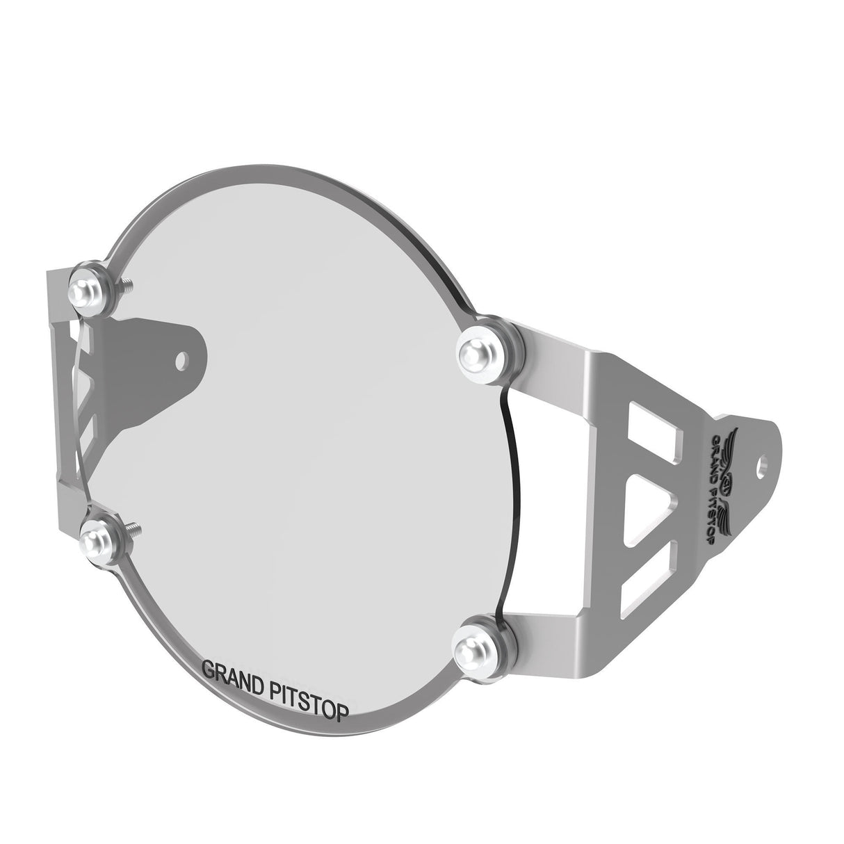 Headlight Guard for Royal Enfield Interceptor - Silver