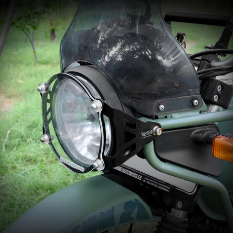 Headlight Guard for Royal Enfield Himalayan BS4-BS6 Model (2019-21) - Black