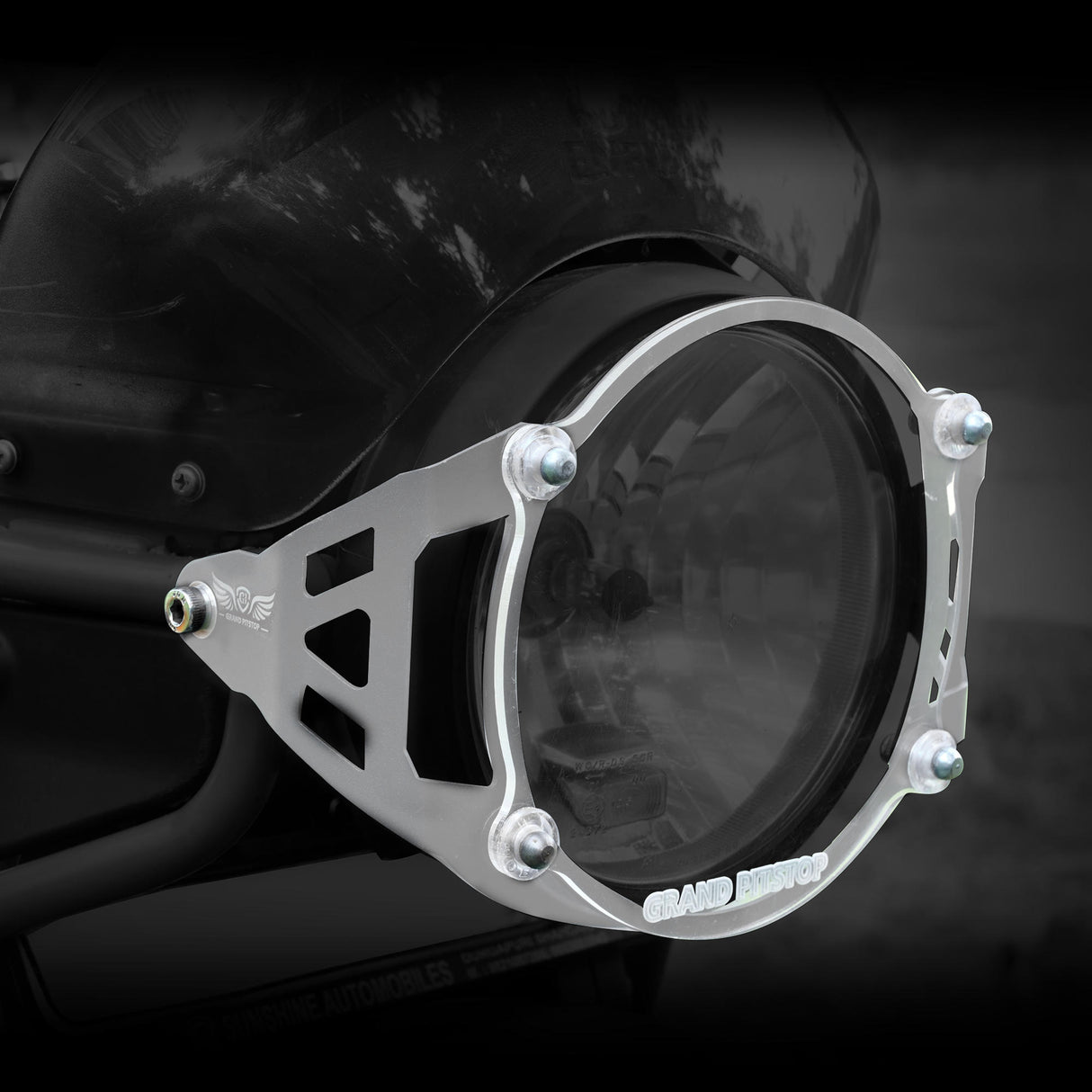 Headlight Guard for Royal Enfield Himalayan BS4-BS6 Model (2019-21) - Silver