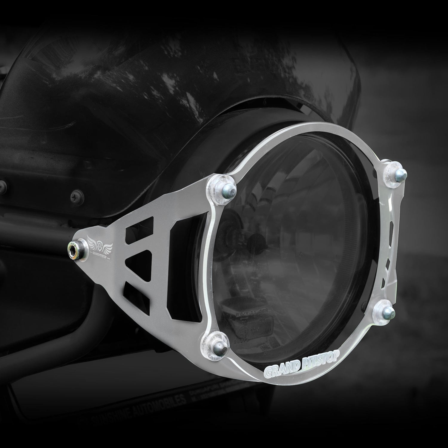 Headlight Guard for Royal Enfield Himalayan BS4-BS6 Model (2019-21) - Silver
