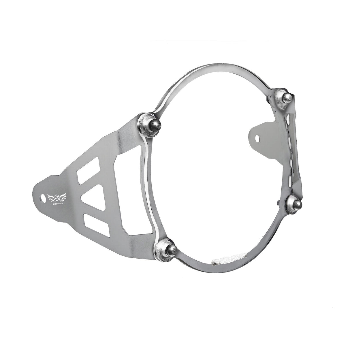 Headlight Guard for Royal Enfield Himalayan BS4-BS6 Model (2019-21) - Silver