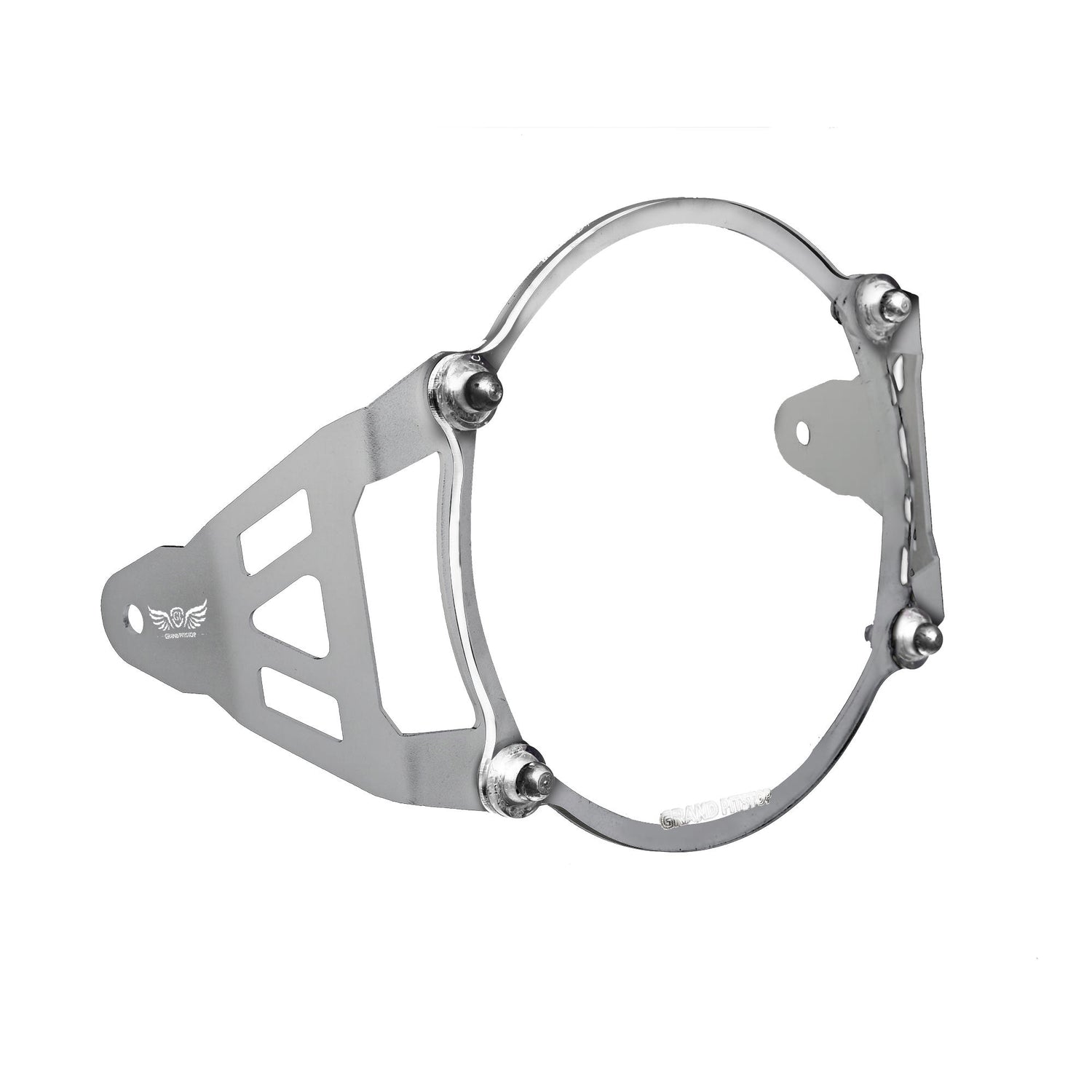 Headlight Guard for Royal Enfield Himalayan BS4-BS6 Model (2019-21) - Silver