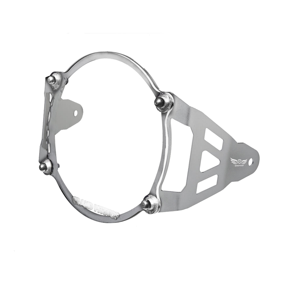 Headlight Guard for Royal Enfield Himalayan BS4-BS6 Model (2019-21) - Silver