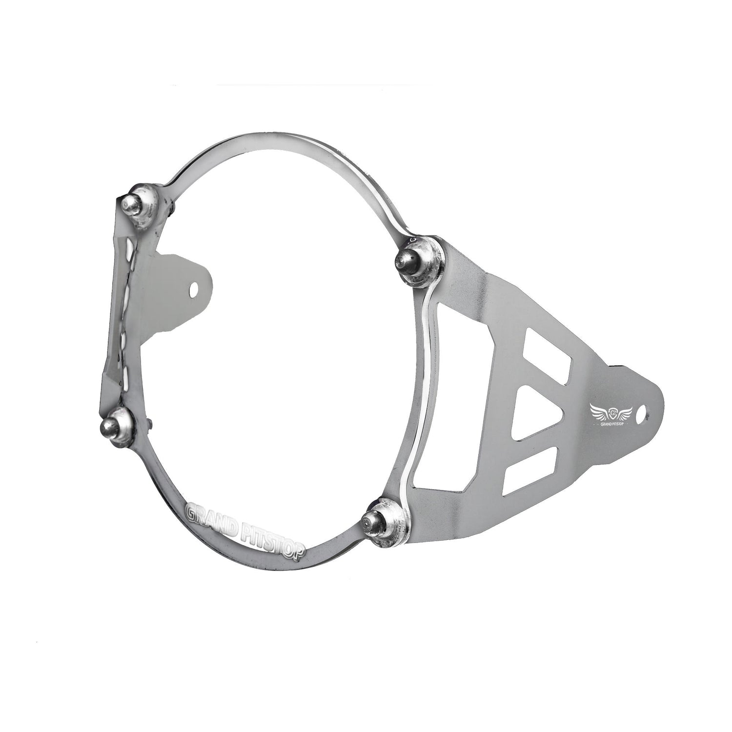 Headlight Guard for Royal Enfield Himalayan BS4-BS6 Model (2019-21) - Silver