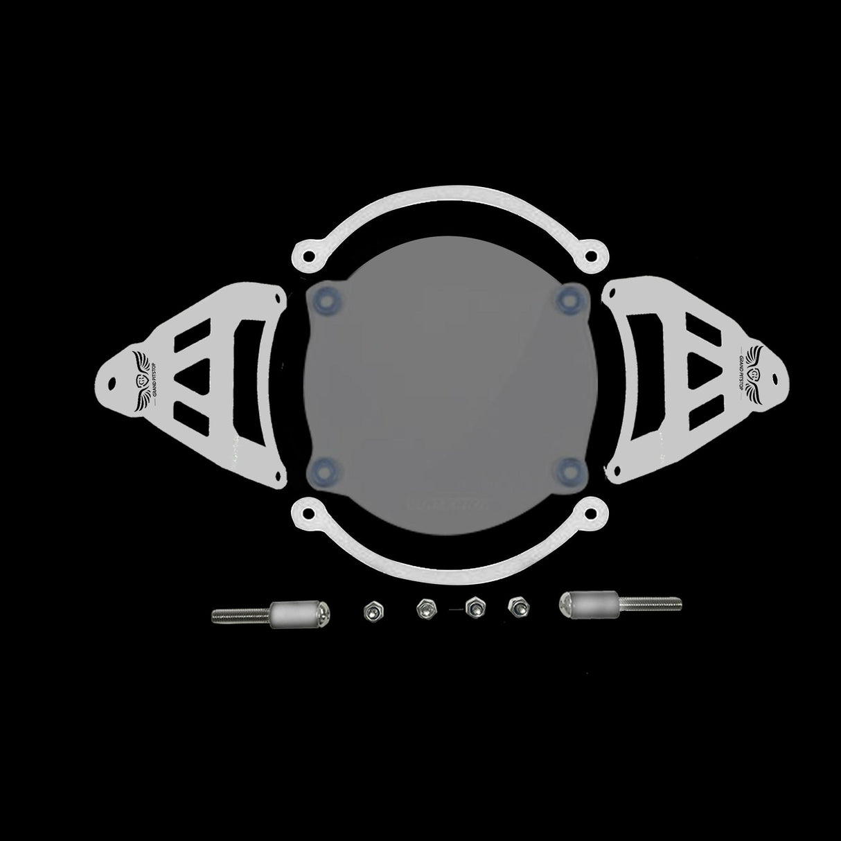 Headlight Guard for Royal Enfield Himalayan BS4-BS6 Model (2019-21) - Silver