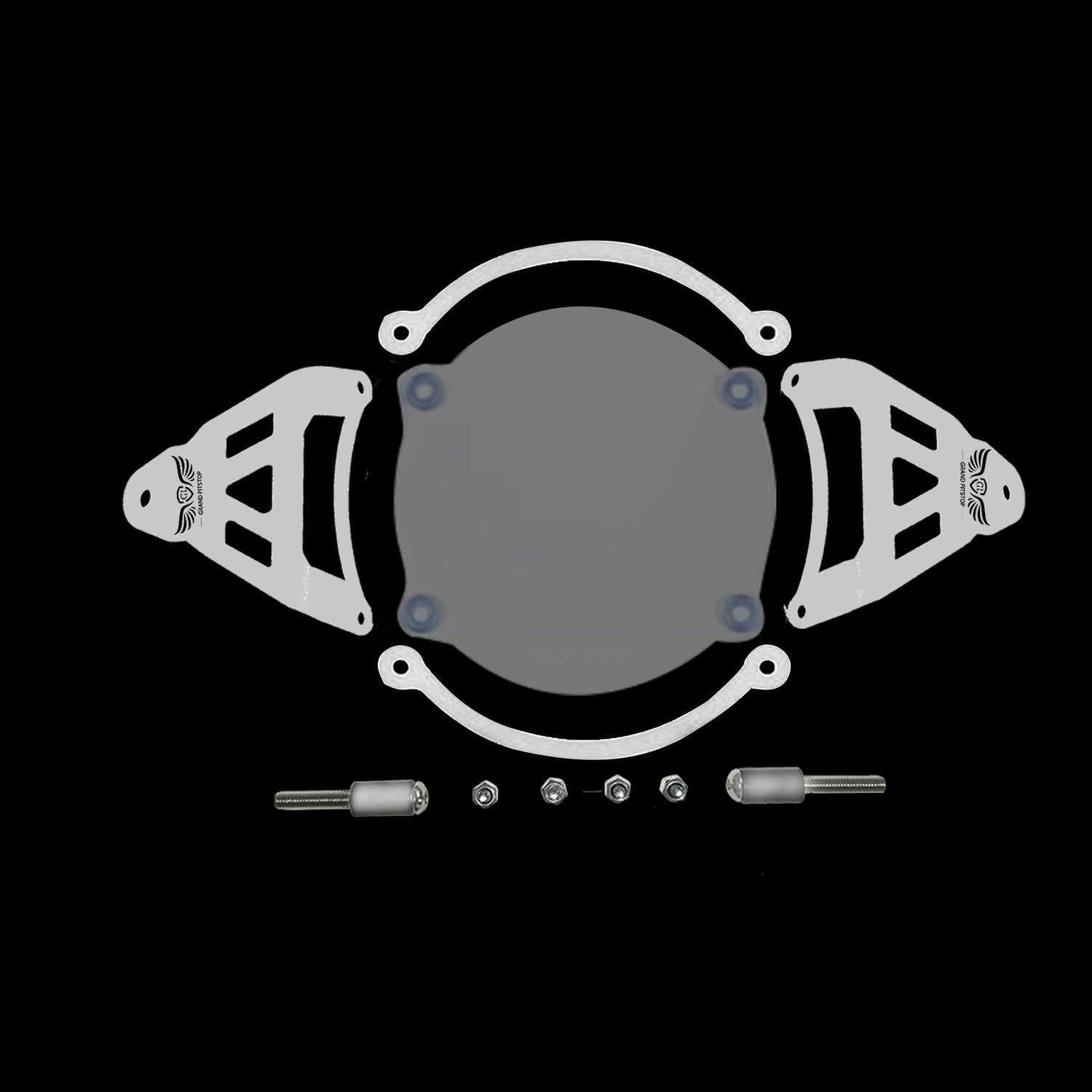 Headlight Guard for Royal Enfield Himalayan BS4-BS6 Model (2019-21) - Silver