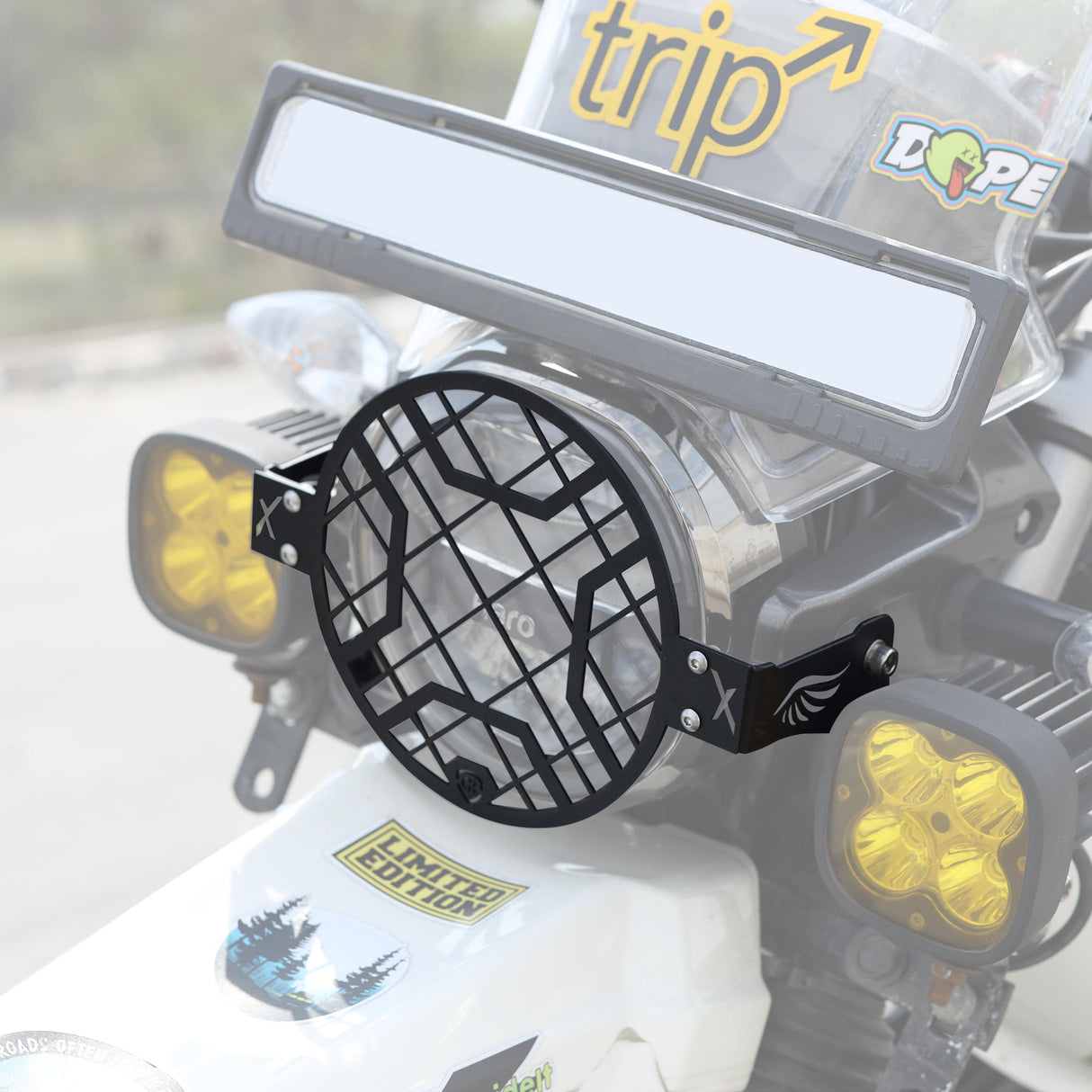 Headlight Grill for Hero Xpulse 200 and Xpulse 400 - Black