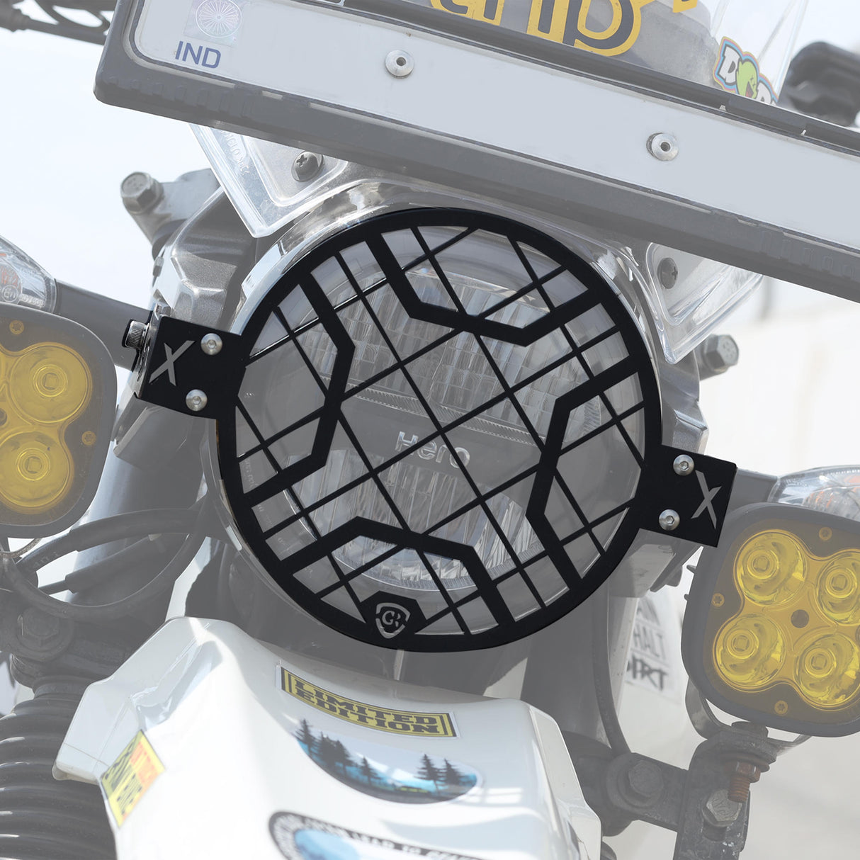 Headlight Grill for Hero Xpulse 200 and Xpulse 400 - Black