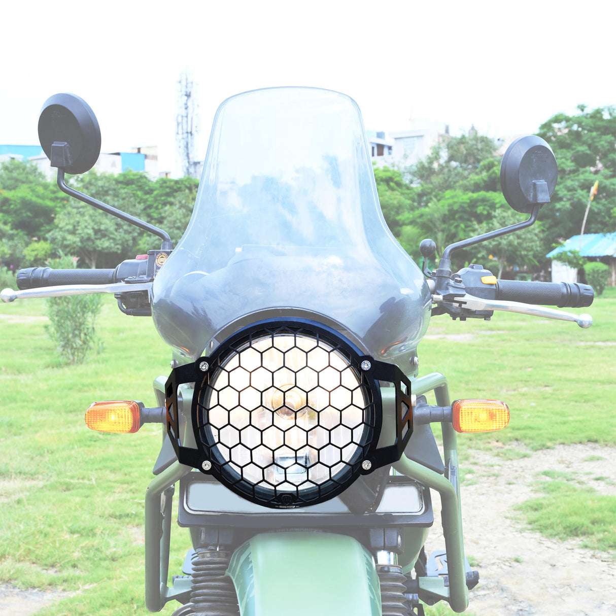 Headlight Grill for Royal Enfield Himalayan BS4-BS6 Model (2019-21) - Black