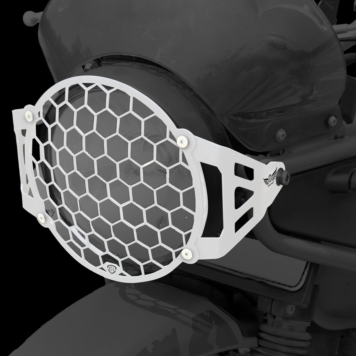 Headlight Grill for Royal Enfield Himalayan BS4-BS6 Model (2019-21) - Silver