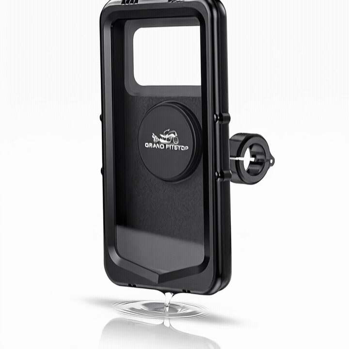 Waterproof Mobile Holder for Bike Handlebar - Black